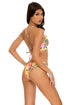 Luli Fama Shocking Florals HIGH LEG BRAZILIAN BOTTOM